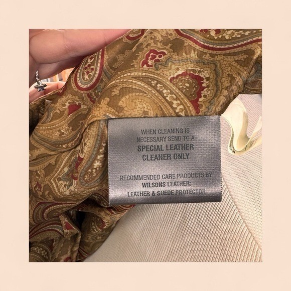 Wilsons VTG Maxima Leather Cognac Brown Moto Jacket W/ Contrast Stitching XL 90s - Picture 7 of 15